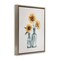 Stupell Industries Sunflowers in Bottles Trio Floater Framed Canvas Wall Art Design by Svetlana Aleynikova